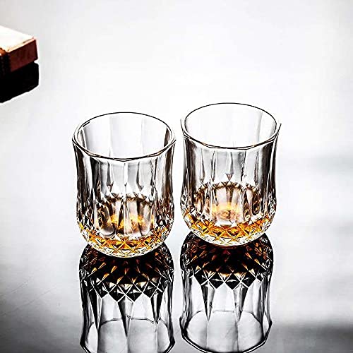 JAIEF 1.7 OZ Tequila Shot Glasses Heavy Base Shot Glass, Crystal Cordial Glasses (8)