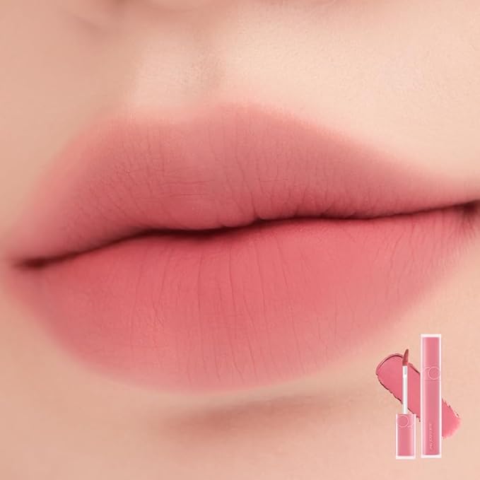 rom&nd OVEEER Shade Series Blur Fudge Tint | Silky Matte Lipstick for Velvety Smooth Lips | Long-Lasting Stain, Wrinkle Blurring, Moisturizing Formula | 16 Burnt Orange