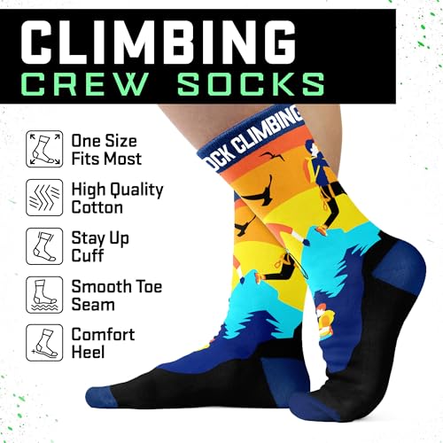 Rock Climbing Gifts - Innovative Rock Climbing Socks, Ideal Gift for Climbers, Unique Gifts for Men, Enhancing Climb Exper...