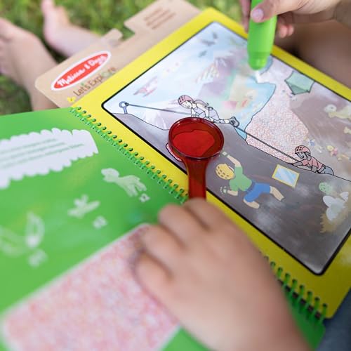 Melissa & Doug Let’s Explore Water Wow! Outdoor Adventure Deluxe Water-Reveal Pad – Reusable On The Go Travel Activity