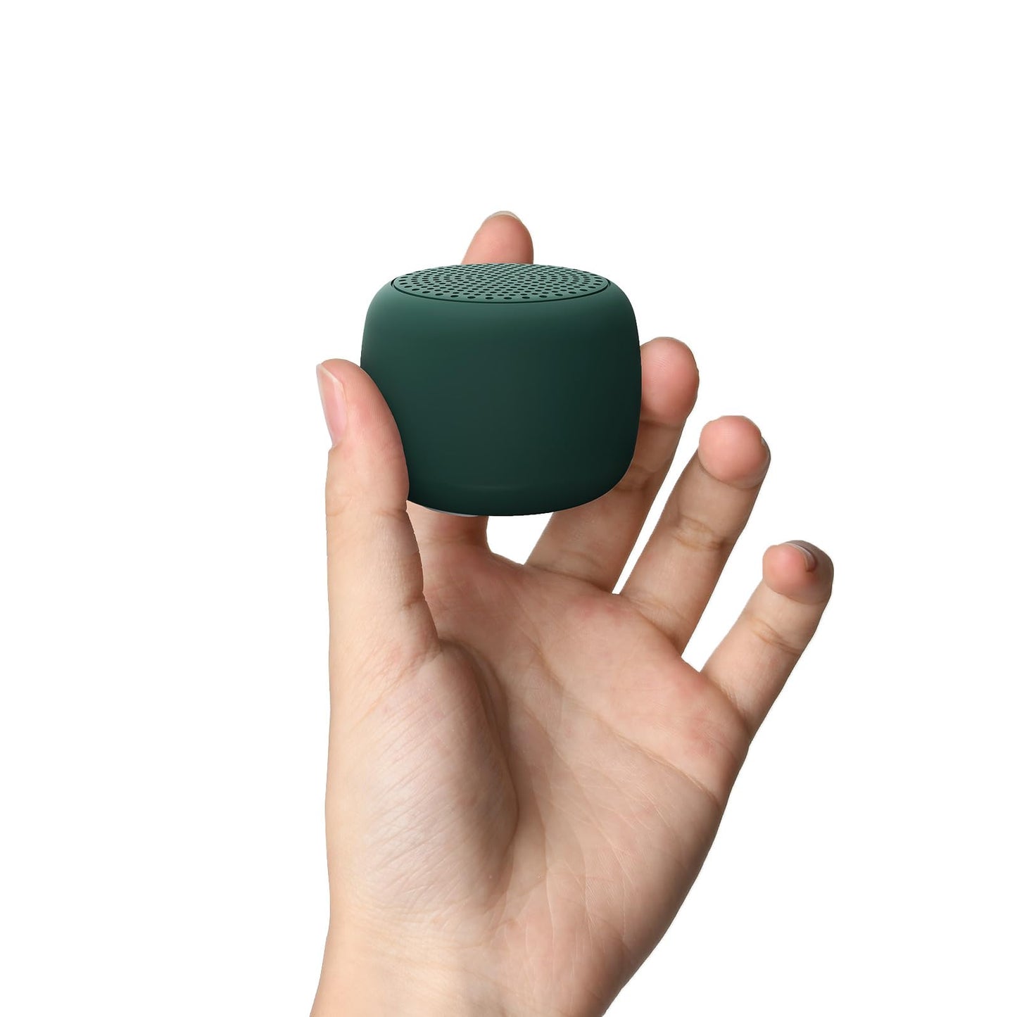 Babelio White Noise Sound Machine for Adults Kids Baby, Mini, 15 Non-looping Sounds, Timer, Memory Function, Easy to Pocket and Travel Green