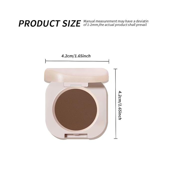 Pearlescent mini Eyeshadow Highly Pigmented Blend Matte & Shimmer EyeShadow,Cream Moisturizing Waterproof&Long Lasting Eye Makeup Natural Luminous Makeup Look (B07, 1 Count (Pack of 1))