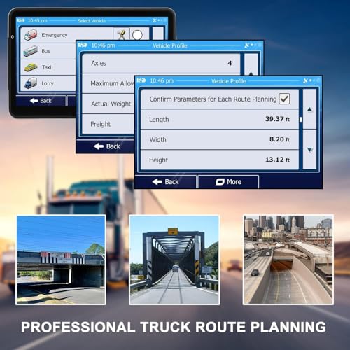 Car GPS Navigation, Latest 2025 Map 7-Inch GPS Navigation System for Car with Turn-by-Turn Directions, Touchscreen Displa...