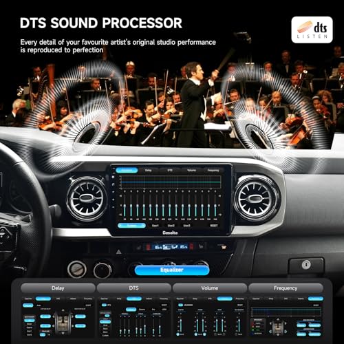 Dasaita 8GB+256GB Car Stereo for Toyota Tacoma 2016-2023 with Wireless Apple Carplay & Android Auto, Android 13 Head Unit ...