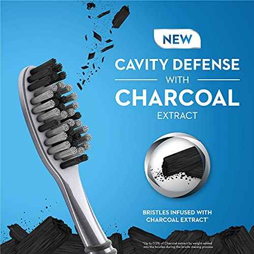 Oral B Cavity Defense 123 Black Toothbrush ? Medium (Pack of 4)