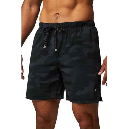 Fabletics Men's The One Short (Unlined), Training, Swimming, Lightweight, Quick-Dry, Zip Pocket, Stretch Woven