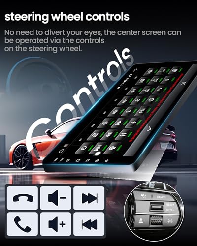 Car Radio for Ford F150 2009-2014: Upgrade 9 inch 1280x800 HD Touchscreen Stereo with Wireless Carplay Android Auto 5G WiF...