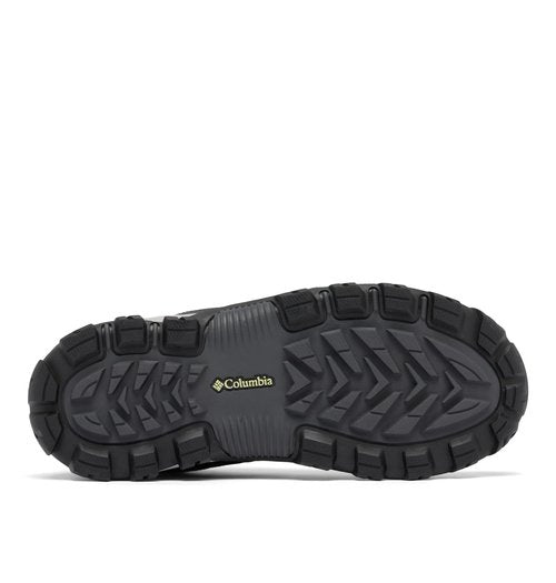 Columbia Womens Transverse Waterproof Hiking Boot, Black/Sage Leaf, 6.5