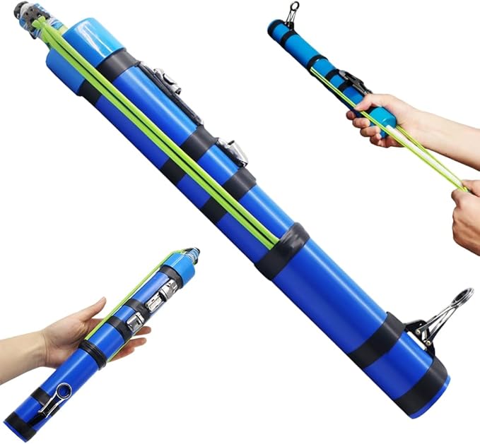 Fishing Catapult Rod, 2026 Upgraded Slingshot Fishing Reel, Portable Catapult & Ice Fishing Rod, Telescopic Lure Launcher ...