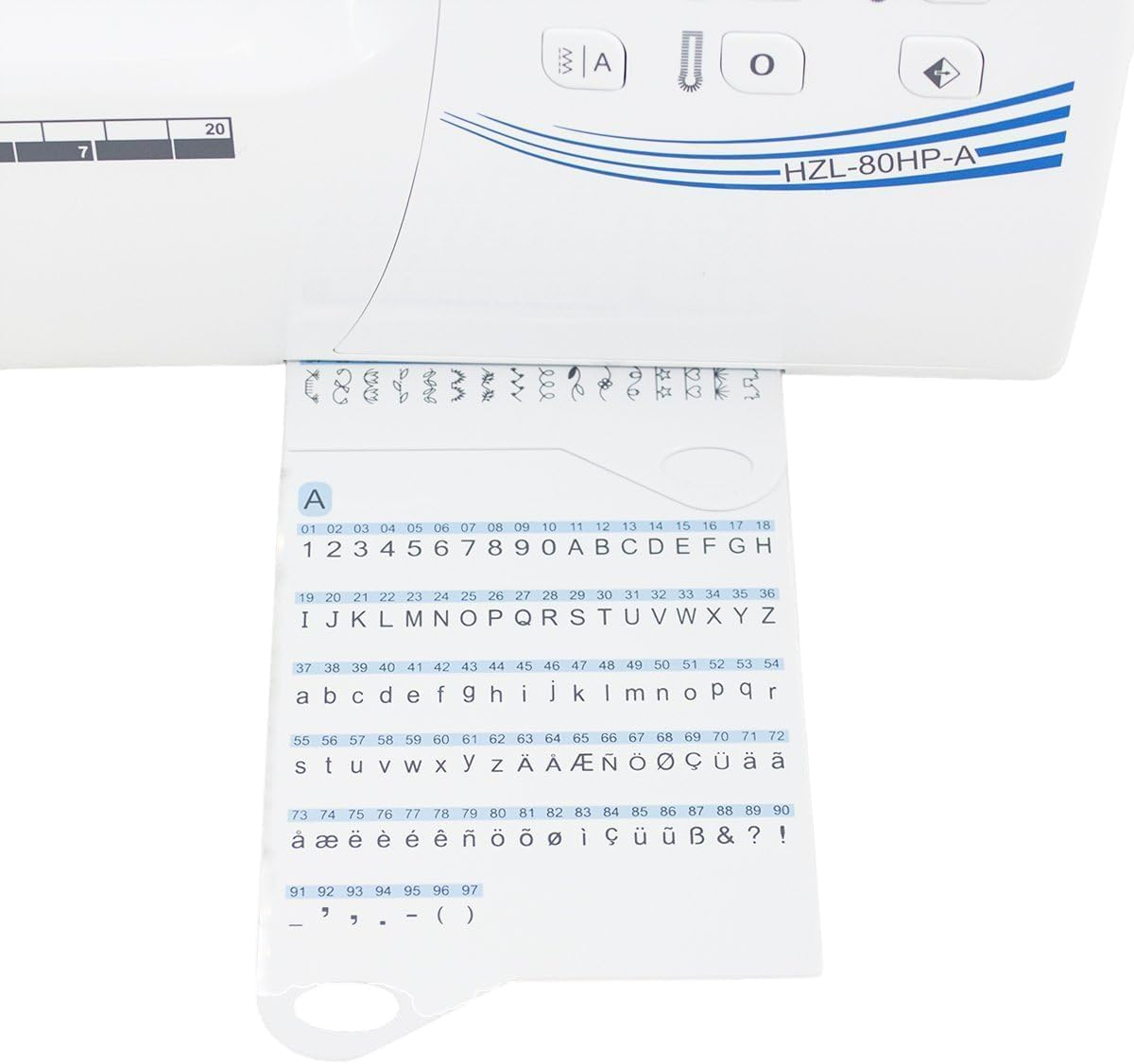 Juki HZL-80HP Sewing Machine with Automatic Needle Threader and Automatic One Step Buttonholing, Comes with a Hard-Shell Carrying Case
