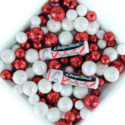 ChapStick Lip Balm, Candy Cane, 3-Count ? Fresh & Minty Lip Moisturizer, Stocking Stuffer, 0.15 Oz Ea
