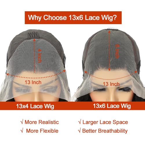 Orange Ginger Wig Human Hair 13x6 Body Wave Lace Front Wigs Human Hair 350# Colored Ginger Transparent HD Lace Front Wig Pre Plucked Glueless Human Hair Wigs 18 Inch