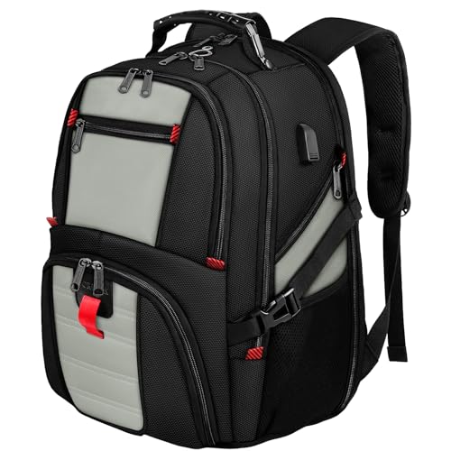 YOREPEK Travel Backpack, 50L Laptop Backpacks for Men Women, Water Resistant Airline Approved Bag with USB Charging Port F...