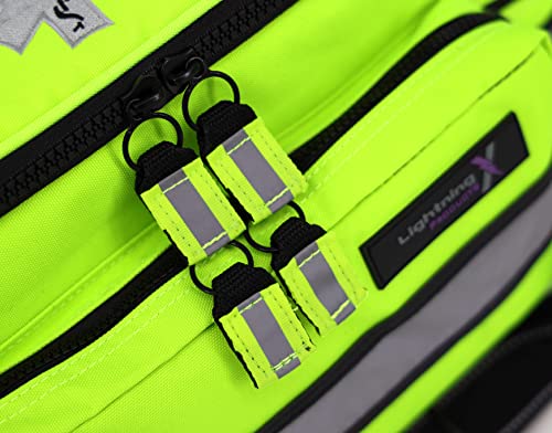 Lightning X Products Lightning X Mid-Sized First Responder EMT Bag | LXMB25 Fully Stocked Aid Kit w/ 200+ BLS Supplies - F...