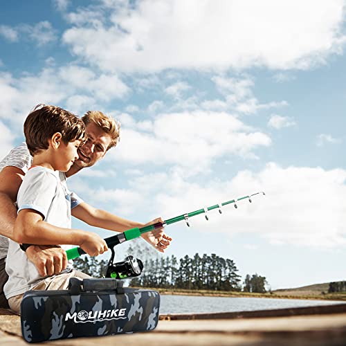 Telescopic Fishing Pole Reel Combo Ultralight Fishing Rod Spinning Reel with Tackle Bag All-in-One Fishing Accessories Fis...