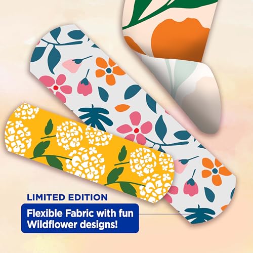 Band-Aid Brand Flexible Fabric Adhesive Bandages, Comfortable Flexible Protection & Wound Care for Minor Cuts & Scrapes, F...