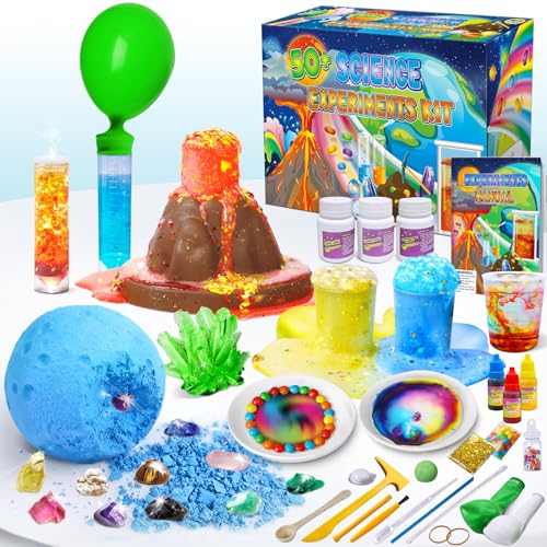 UNGLINGA 50+ Science Lab Experiments Kit for Kids, STEM Activities Educational Scientist Toys Gifts for Boys Girls Chemist...