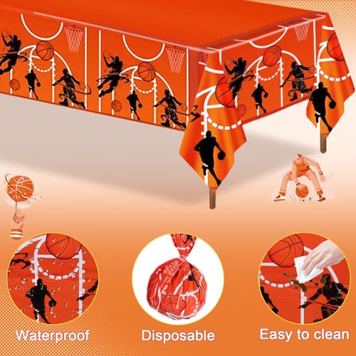 Basketball Birthday Party Decorations - Basketball Party Decorations Include Balloon Arch Kit Banner Cake Topper Backdrop ...
