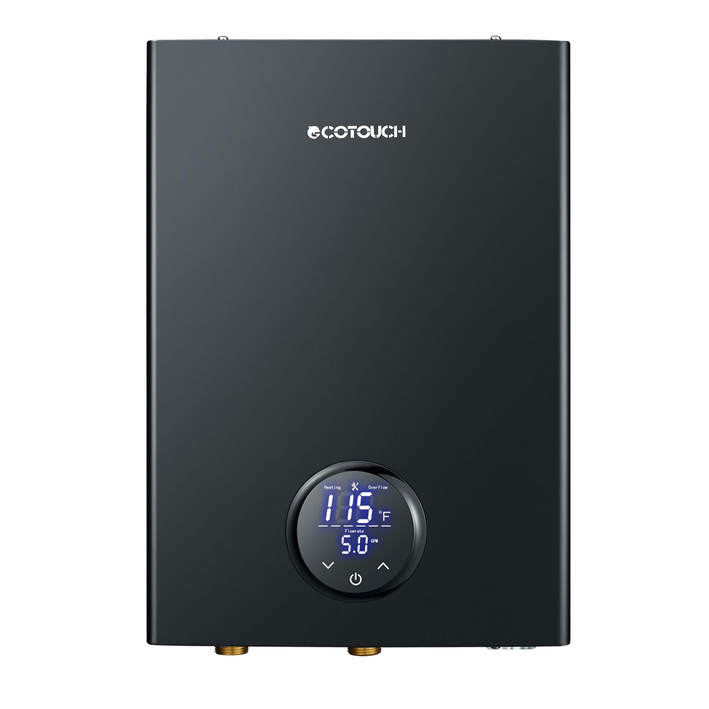 27kW Tankless Water Heater Electric, ECOTOUCH 240V On Demand Instant Hot Water Heater with Self-Modulating, Up to 6.5GPM for 2-3 Bathrooms, ETL Certified