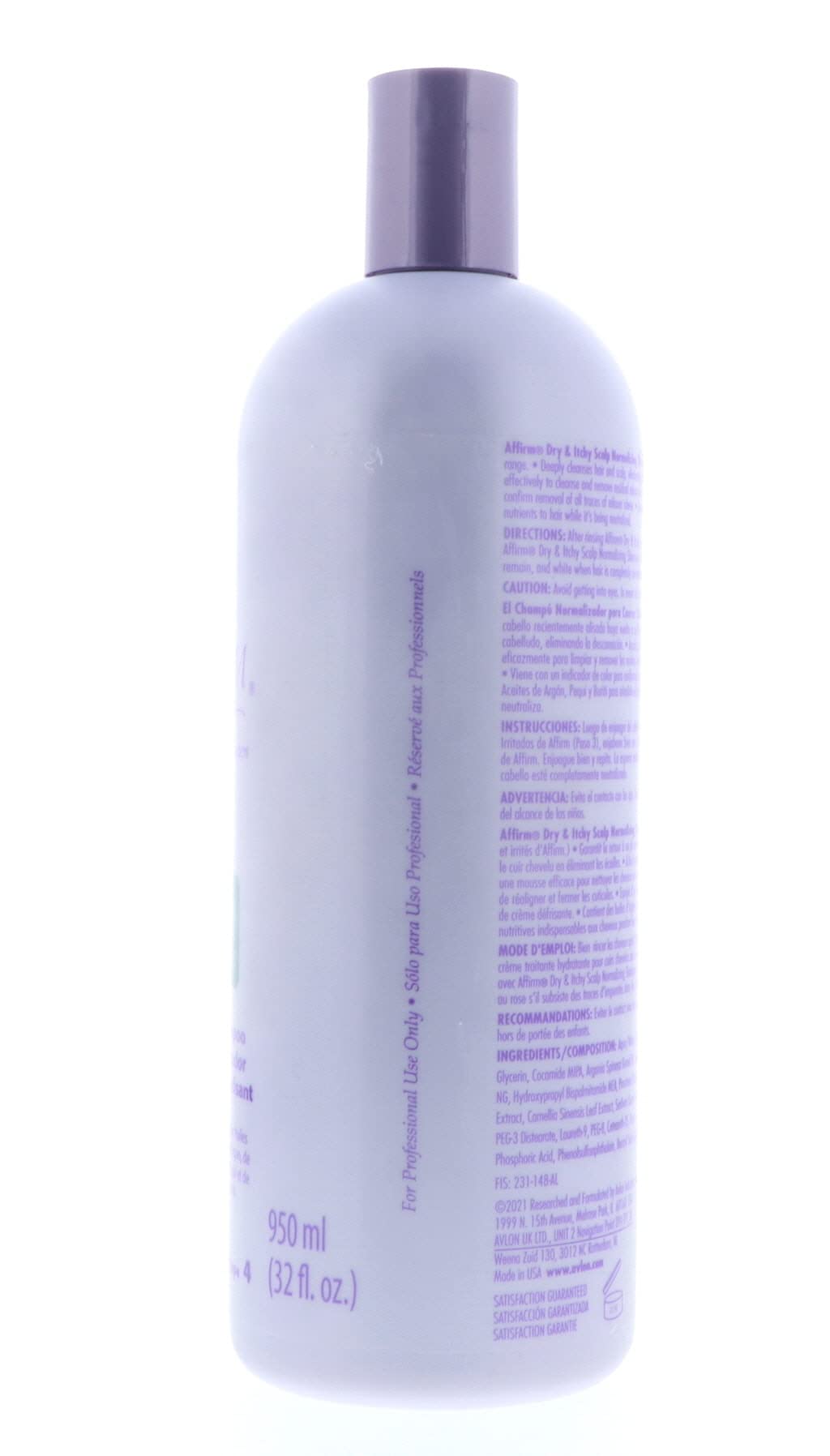 Avlon Affirm Dry and Itchy Scalp Normalizing Shampoo By Avlon,32 Ounce