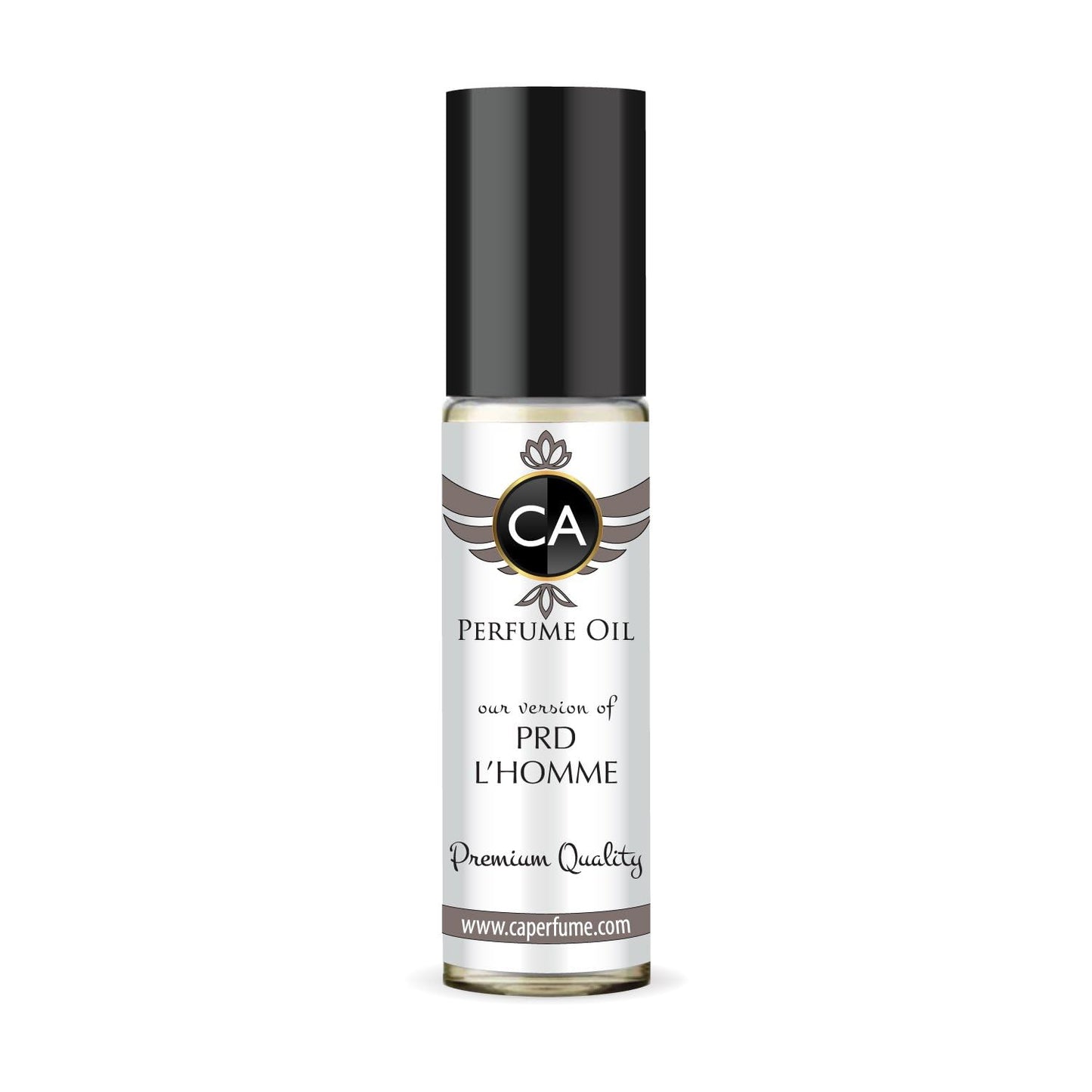 CA Perfume Impression of L'homme Eau De Parfum Woody Chypre Scent Long Lasting Cologne for Men Travel Size TSA Ready for Day and Night Wear 0.33 Fl Oz 10ml