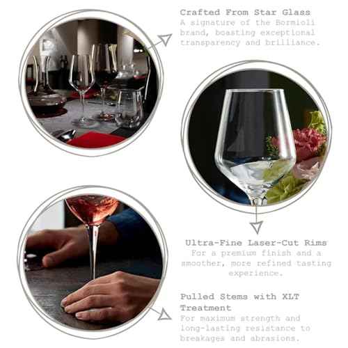 Bormioli Rocco Electra Multipurpose Glasses, Set of 6