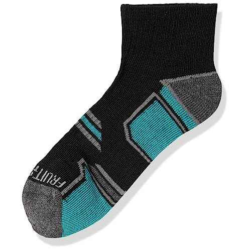Fruit of the Loom boys Everyday Active Ankle Socks (12 Pack)