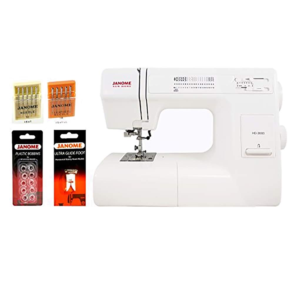 Janome HD1000 Mechanical Sewing Machine w/FREE BONUS Package! by Janome