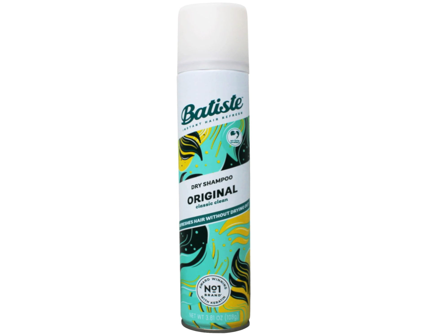Batiste Dry Shampoo, Original, Classic Clean, 3.81 oz (Pack of 6)