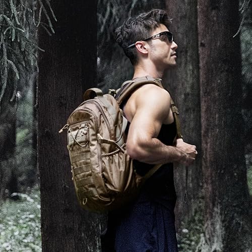 Mardingtop Military Tactical Backpack for Men 20L Molle Rucksack EDC Daypack for Hiking,Travel,Camping, Hunting