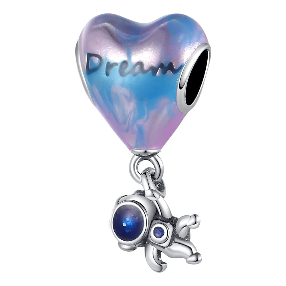 Pandach 925 Sterling Silver Charms for Bracelet&Necklace Dangle Pendant Bead with 5A Cubic Zirconia Stones,Jewelry Beads Gifts f