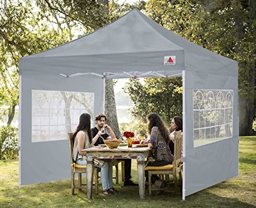 ABCCANOY 2 Packs of 10X10 Canopy Sidewalls with Church, Gray