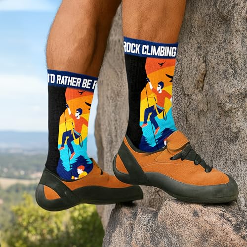 Rock Climbing Gifts - Innovative Rock Climbing Socks, Ideal Gift for Climbers, Unique Gifts for Men, Enhancing Climb Exper...