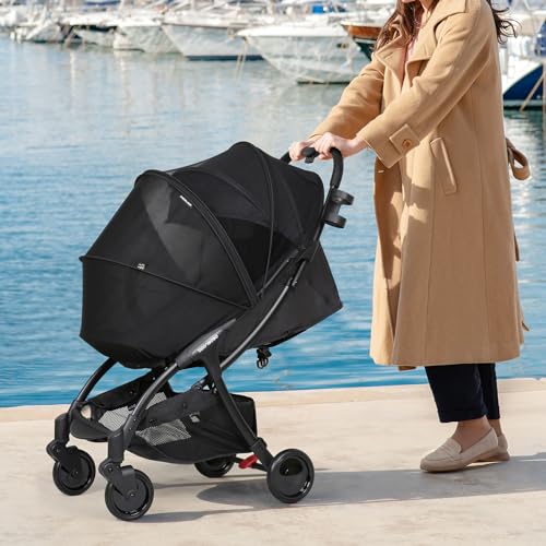 Beberoad Love Universal Stroller Sun Shade & Mosquito Net – 2-in-1 Baby Stroller Cover with UV Protection & 2-Way Zipper f...