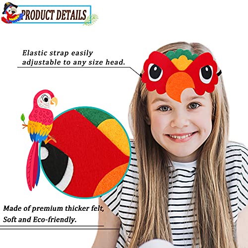 IROLEHOME Bird-Costume-Parrot-Wings for Kids with Bird Headbands, Boys Girls Eagle Dress-up Cape Christmas Gifts Party Favors