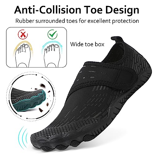 Water Shoes Mens Womens Quick-Dry Barefoot Swim Beach Pool Shoes Aqua Yoga Socks for Hiking Walking Diving Surf Outdoor Wa...