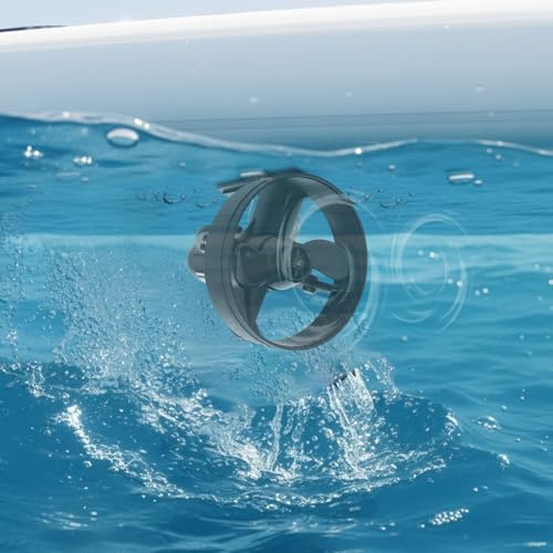 12~24V Electric Thruster, Max Thrust 200KG(440.92 lbs) Underwater Motor for Stand Up Paddleboards, Portable Board Propelle...