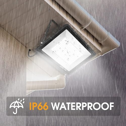 XYCN 200W LED Flood Light 2 Pack, 22500lm Super Bright Security Lights, IP66 Waterproof Outdoor Flood Light, 5000K Dayligh...