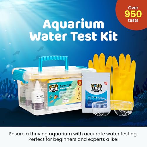Freshwater Aquarium Master Test Kit – 950+ Tests for pH, Ammonia, Nitrite & Nitrate – Fast & Accurate Water Quality Testin...