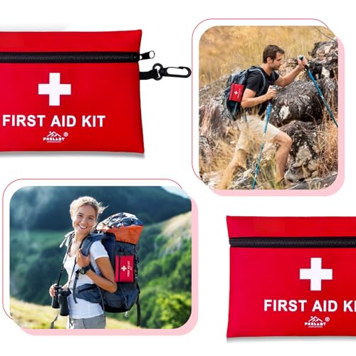 152 Piece Small First Aid Kit, Travel Size First Aid Kit TSA Approved, Mini Forst aid kit for Home, Car, Travel, Camping, ...