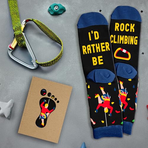VICRAZY Rock Climbing Gifts - Ultimate Rock Climbing Gear Socks, Unique Gift for Climbers, Exceptional Gifts for Climbers ...