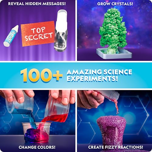 National Geographic Amazing Chemistry Set - Chemistry Kit with 100+ Science Experiments Including Crystal Growing and Reac...