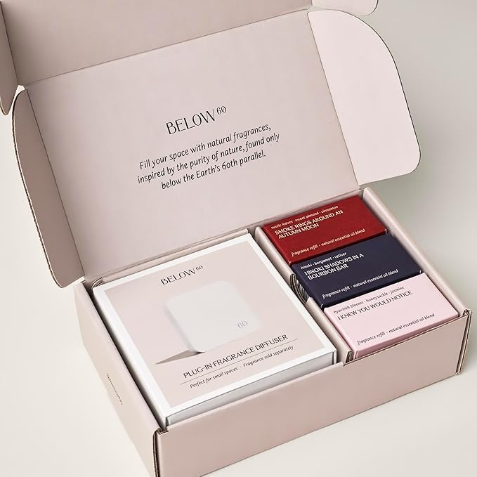 Below 60 - Plug in Diffuser Fragrance Kits - Founded by Hilary Duff (Seasonal 3-Scent Kit)