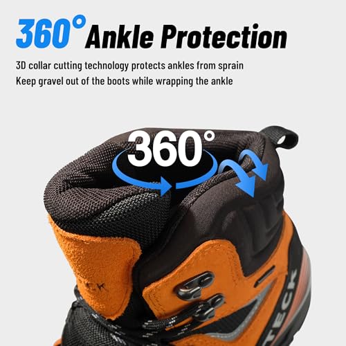 Louteck Men's Hiking Boots – Durable and Comfortable Men's Climbing Boots