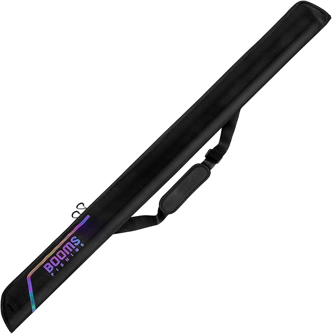 Booms Fishing PB3 6.3ft~7ft Expandable Fishing Rod Carry Case (Rod-Only, No Reel Space) – Portable Foldable Rod Bag with P...