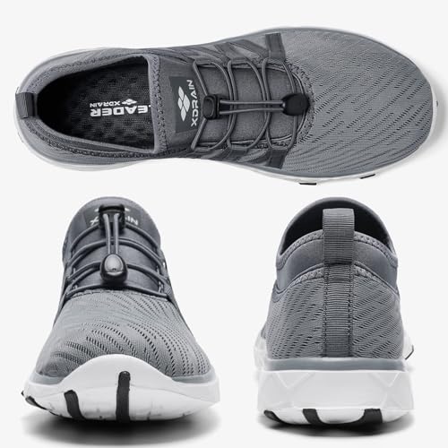 ALEADER Men's Mesh Slip On Water Shoes