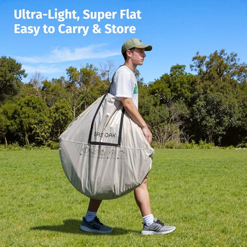 East Oak Weather Sports Tent for Fishing, Sports Event | Pop Up Bubble Tent Instant Sun & Rain Shelter | No Condensation, ...