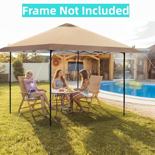 Canopy Replacement Top Cover with Air Vents for 12x12 Pop up Canopy Tent, Fit for 12x12 Pop up Gazebo, Waterproof & Anti-U...