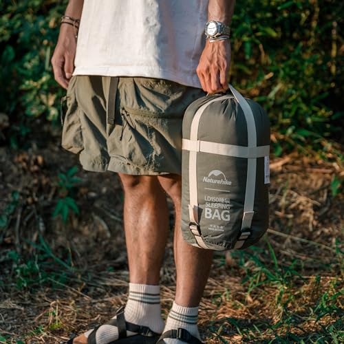 Naturehike Camping Sleeping Bag for Adults, 36/54℉, Spliceable Double Sleeping Bag 3 Seasons, Lightweight Waterproof Sleep...