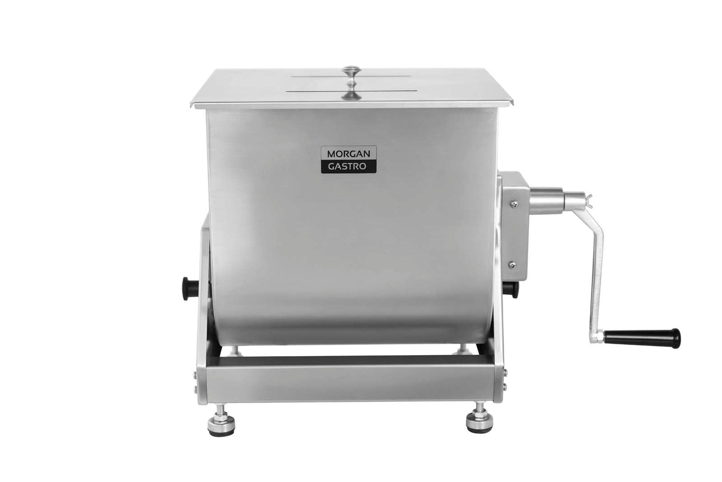 Hakka Manual Meat Mixer 45lb/22.5L, Tiltable Tank 30L Stainless Steel Updated Commerial Food Mixer for Meat and Seasonings, Sausage, Burger, Patty